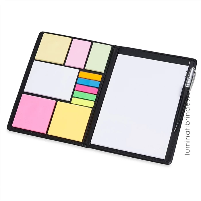 Caderno Lodz Gift com Post its