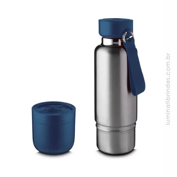 Garrafa 500ml Thermos Lanyard Gift