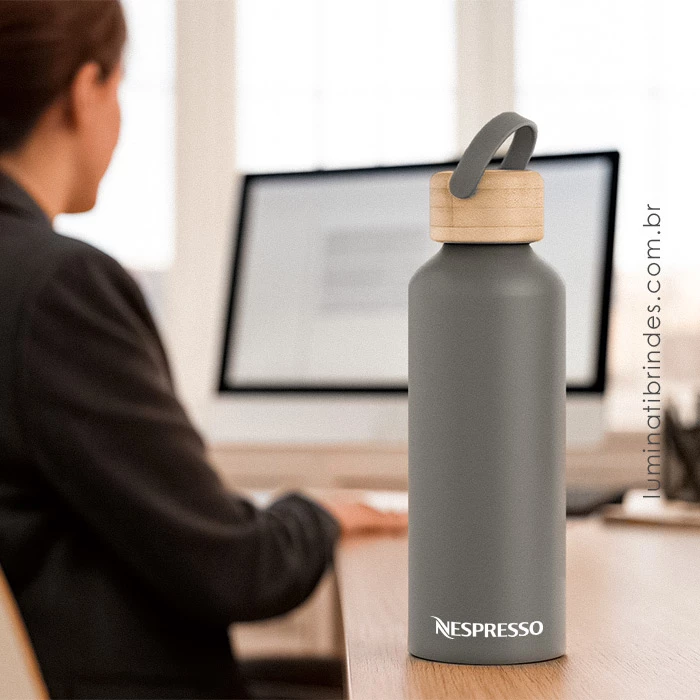 Garrafa Yoko Aluminium Inox