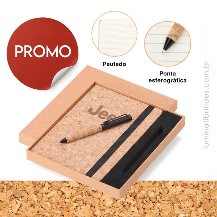 Kit Caderno com Caneta Smart