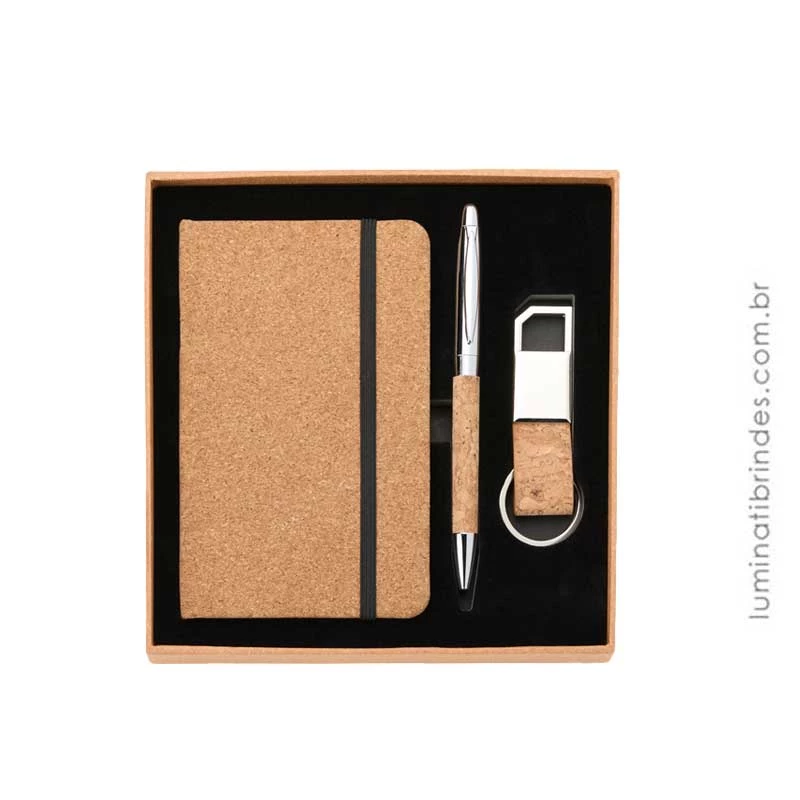 Kit Caderno e Caneta Evora