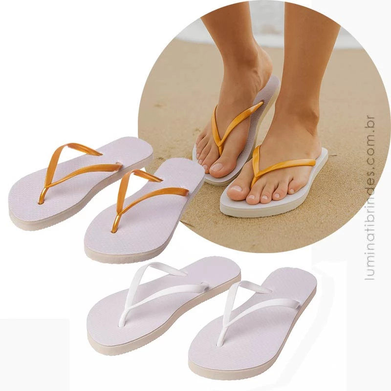 Sandália Feminina tipo Havaianas SLIM
